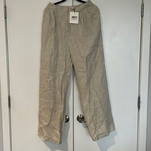 DISSH Norah Natural Linen Pant Size US 6